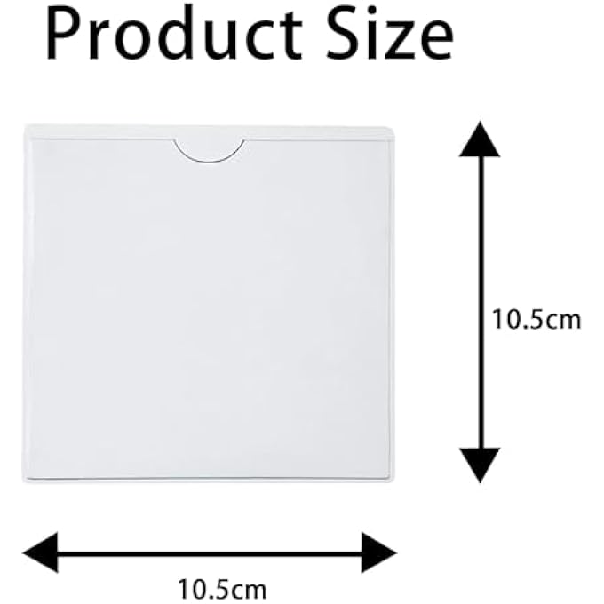 rayihni 5PCS Permit Holder for Car Windscreen Parking Permit Holders,Self Adhesive Car Permit Holders,Windscreen Card Holder Clear Ticket and Note Holders for Car,Van,Caravan Windscreen10.5 x 10.5cm - Image 3