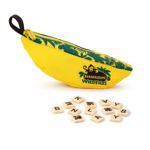 Bananagrams WildTiles Vocabulary Building and Spelling Improvement Lettered Tile Game for Ages 7 and Up - Image 1