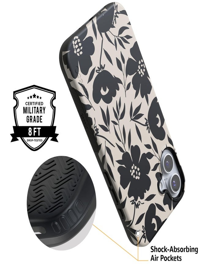 Casely iPhone 16 Case | Dark Fantasy | Contrast Floral | Compatible with MagSafe | Bold Protective Design - Image 4