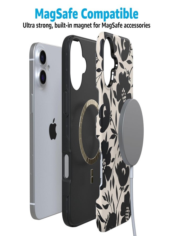 Casely iPhone 16 Case | Dark Fantasy | Contrast Floral | Compatible with MagSafe | Bold Protective Design - Image 5