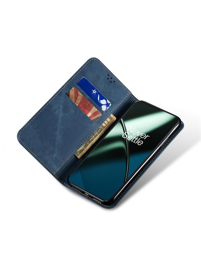 S-TOP Case For Samsung Galaxy A25 5G Denim Texture Casual Style Horizontal Flip Leather Case - Image 4