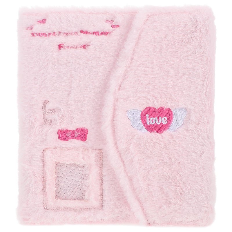 ألبوم صور صغير وردي خجول 3 بوصة، كتاب ذكريات، مجلد منظم لحفظ الصور والتذاكر وسجل القصاصات - Image 2