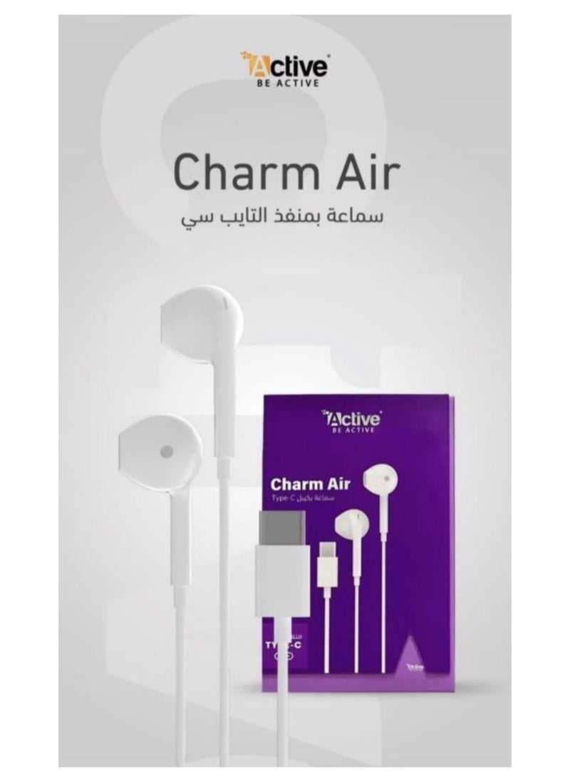 Active Headphones with Type-C port, clear and powerful sound, voice assistant support, very strong and lightweight cable  - Image 3