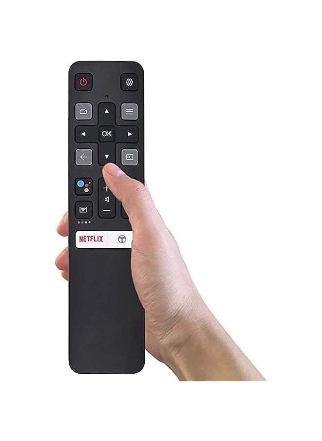 HuHa - Replacement TCL TV Remote Control RC802V for TCL Android 4K UHD Smart TV 40S330 32S330 65Q637 55Q637 40S334 32S334 70S430 55S430 - Image 1