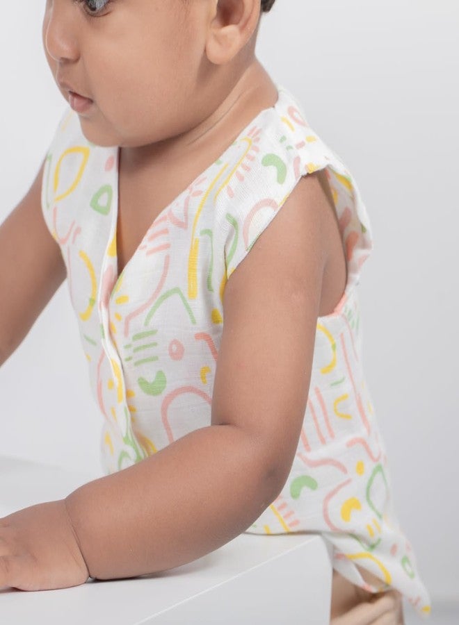 A toddler thing Reversible Jabla for Babies | 100% Organic Muslin Cotton | Soft, Breathable & Hypoallergenic | Forest Dreams | 0-3 Months Multicolor - Image 5