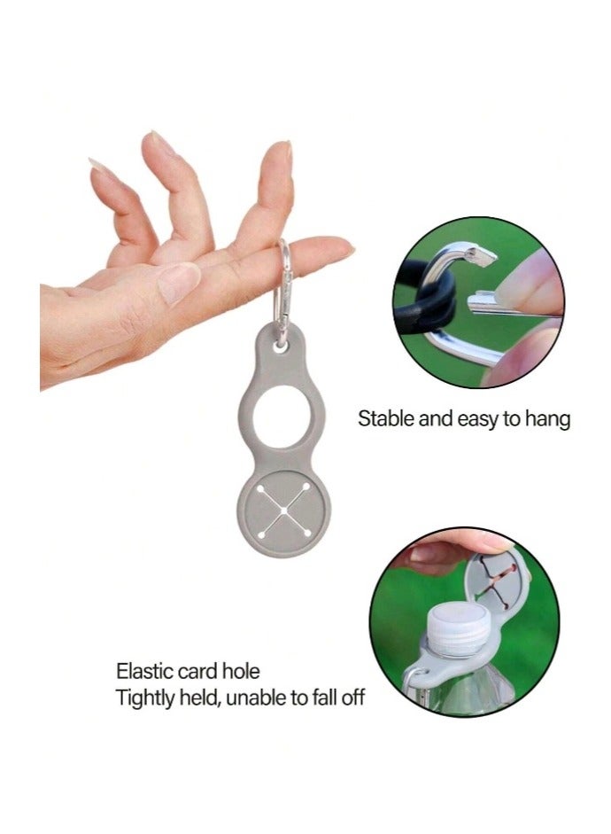 Generic Outdoor Portable Water Bottle Ring Holder Mineral Water Bottle Clip, Used for Backpack Outdoor Tactical Camping Hiking Mountaineering Trip، 2 pack - Image 5