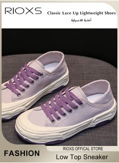 Women's Fashionable Casual Canvas Shoes, Low Top Sneakers with Non-slip Rubber Sole, Classic Lace Up Lightweight Shoes, Suitable for Work, Sports, Shopping, Hiking, Running and Other Occasions - pzsku/Z52015D122D0A1643FC01Z/45/_/1726914020/189b3b3f-b62c-4ff5-bd4e-1ba9e776f680