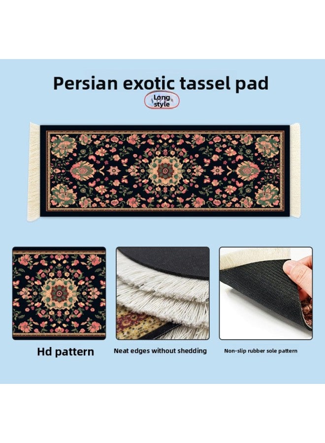 Desk Mat Keyboard Mat Persian Exotic Style Office Learning Game Cross-Border Hot Selling Enlarged Anti-Slip Tassel Mouse Pad