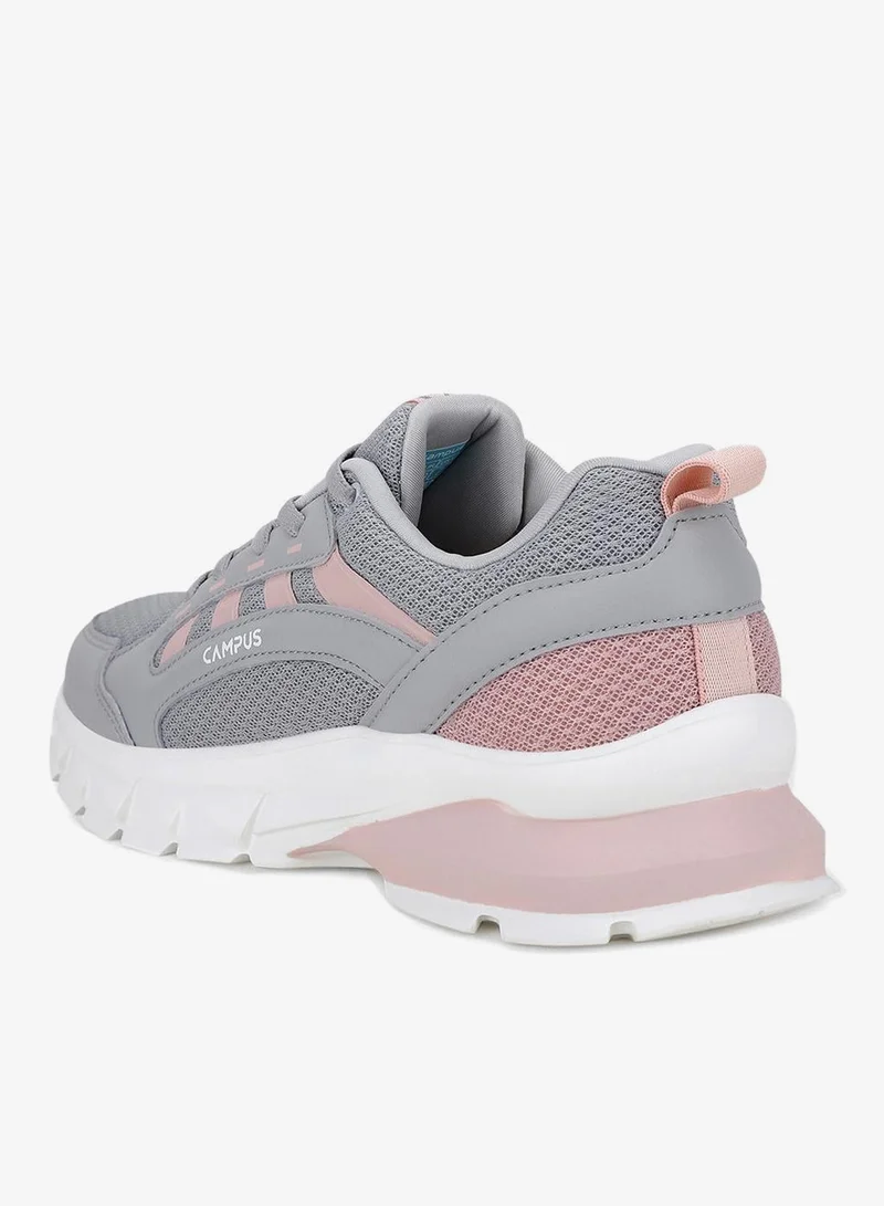 Campus Grey Women’s Fashion Low Top Sneakers – Eye-Catching Contrast Detailing with Modern Minimalist Appeal for Women | Best Price UAE