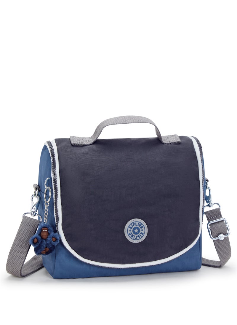 kipling - New Kichirou Insulated Large Kids School Lunchbox with Trolley Sleeve Fantasy Blue - Image 1