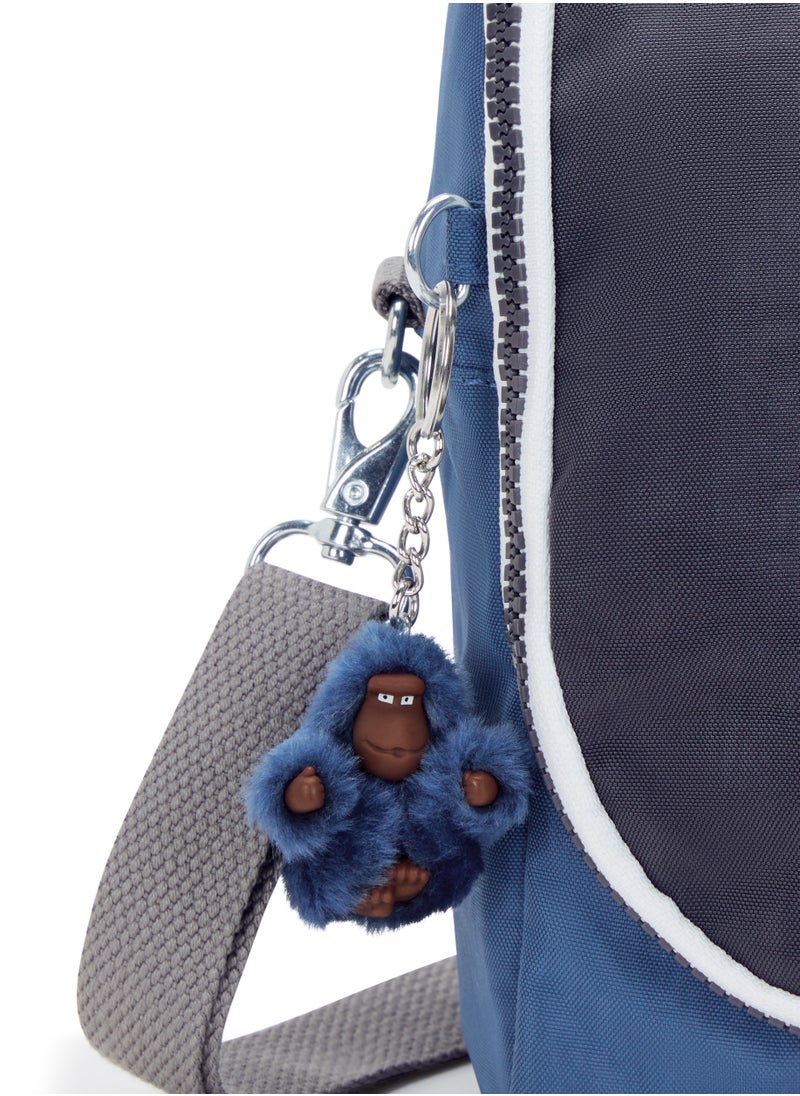 kipling - New Kichirou Insulated Large Kids School Lunchbox with Trolley Sleeve Fantasy Blue - Image 1