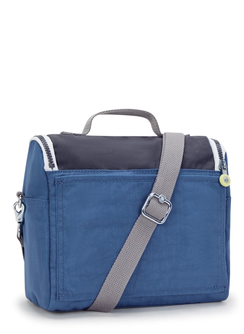 kipling - New Kichirou Insulated Large Kids School Lunchbox with Trolley Sleeve Fantasy Blue - Image 1