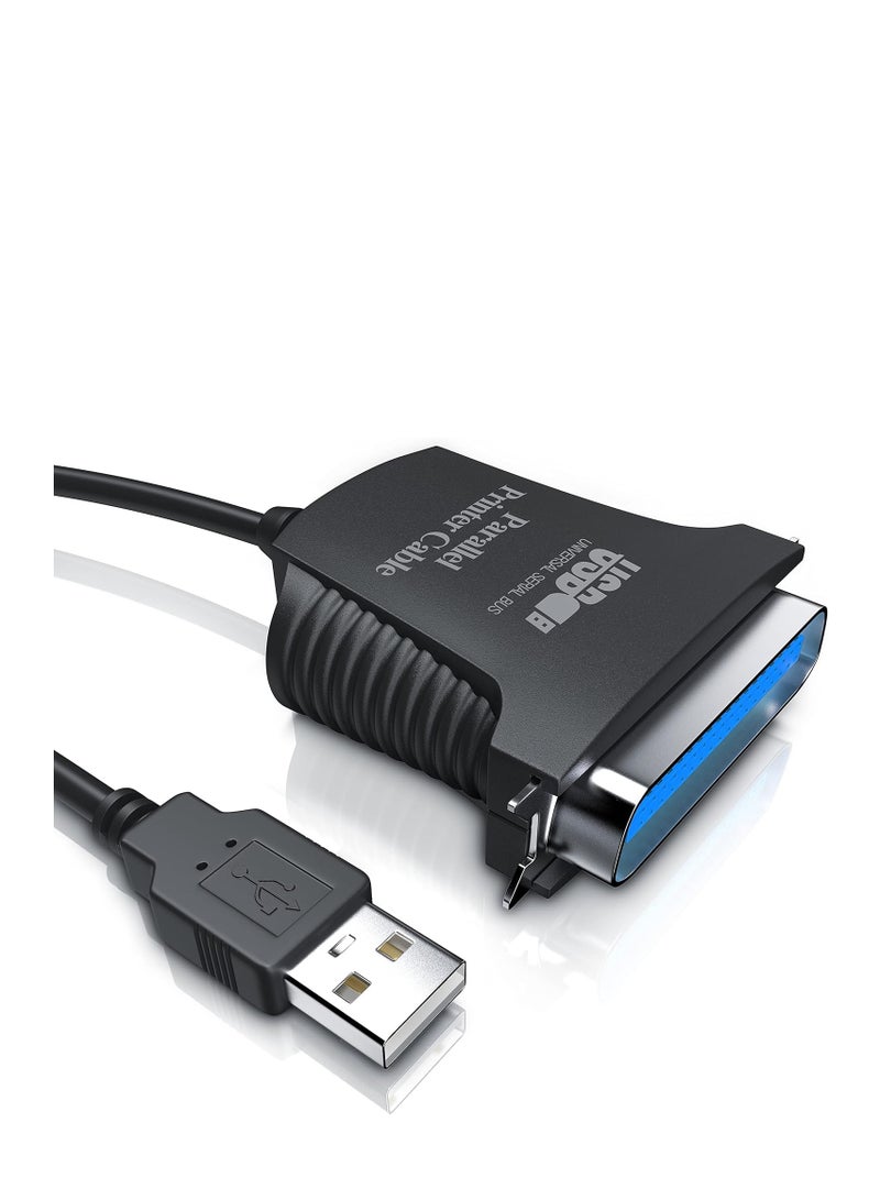 CSL USB to Parallel Adapter LPT 36-Pin Printer Cable Adapter Cable Plug and Play 0.80 m - Image 2