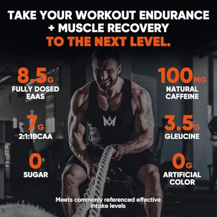 Venture Pal Original 8.5g EAA Powder 7g BCAA and 3.5g L-Leucine,Sugar Free Post Workout Muscle Recovery Drink with Amino Acids for Men & Women, 30 Servings - Image 5