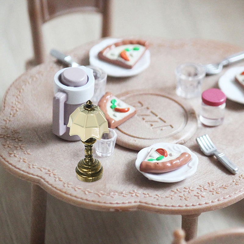 🏠 مصباح مكتب صغير متين للاستخدام الطويل مثالي لديكور منزل الدمى - Image 4