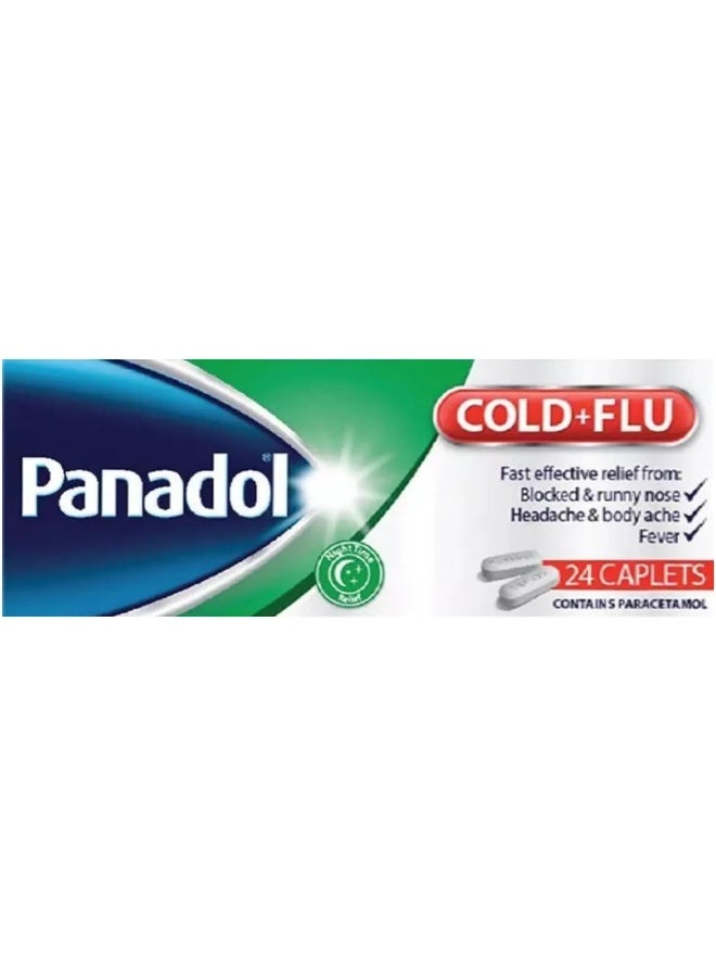Panadol Cold+Flu Caplets 24's