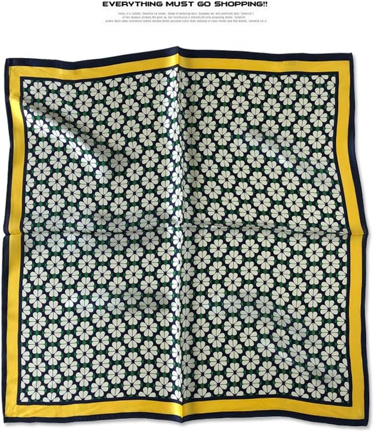 MEISEE 100% Mulberry Silk Scarfs Small Square Scarf 21" x 21" Neck Scarf Breathable Lightweight for Women Gift Packed - Image 5