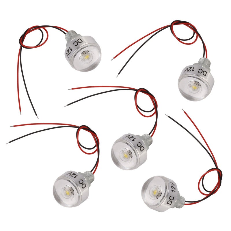 مصباح LED صغير موجه DC 12V 1W بهيكل ألمنيوم - إضاءة LED موفرة للطاقة بزاوية شعاع 30 درجة للتثبيت في تجاويف السلالم والخزائن وديكورات الحدائق - Image 4