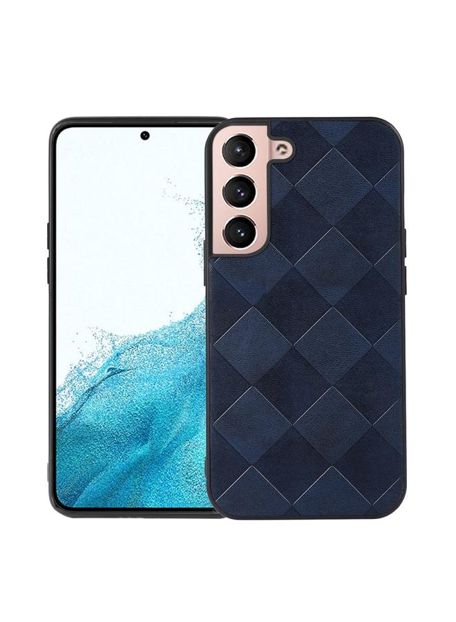 S-TOP Case For Samsung Galaxy S22+ 5G Weave Plaid PU Phone Case - Image 1