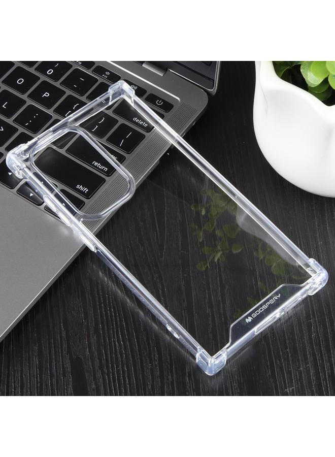 GOOSPERY Case For Samsung Galaxy S24 Ultra 5G MERCURY SUPER Four-Corner Shockproof TPU Phone Case - Image 1