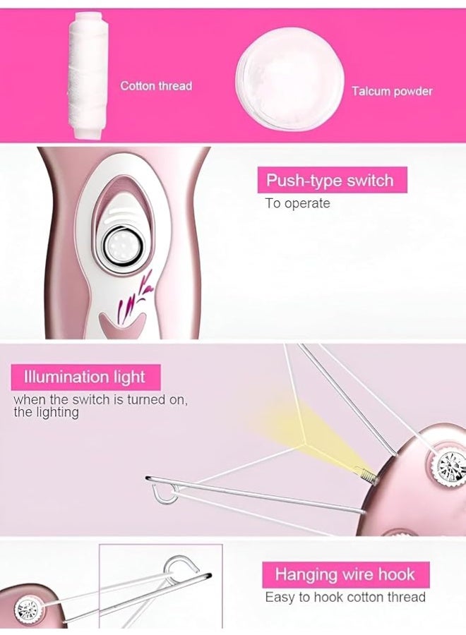 Daling Electric Facial Hair Remover for Women | Painless Threading Epilator for Face, Upper Lip & Chin - Image 3