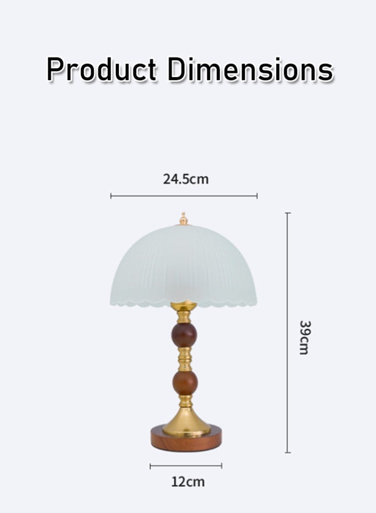 موندا مصباح طاولة معدني فاخر بتصميم عصري لديكور المنزل والمكتب. - Image 2