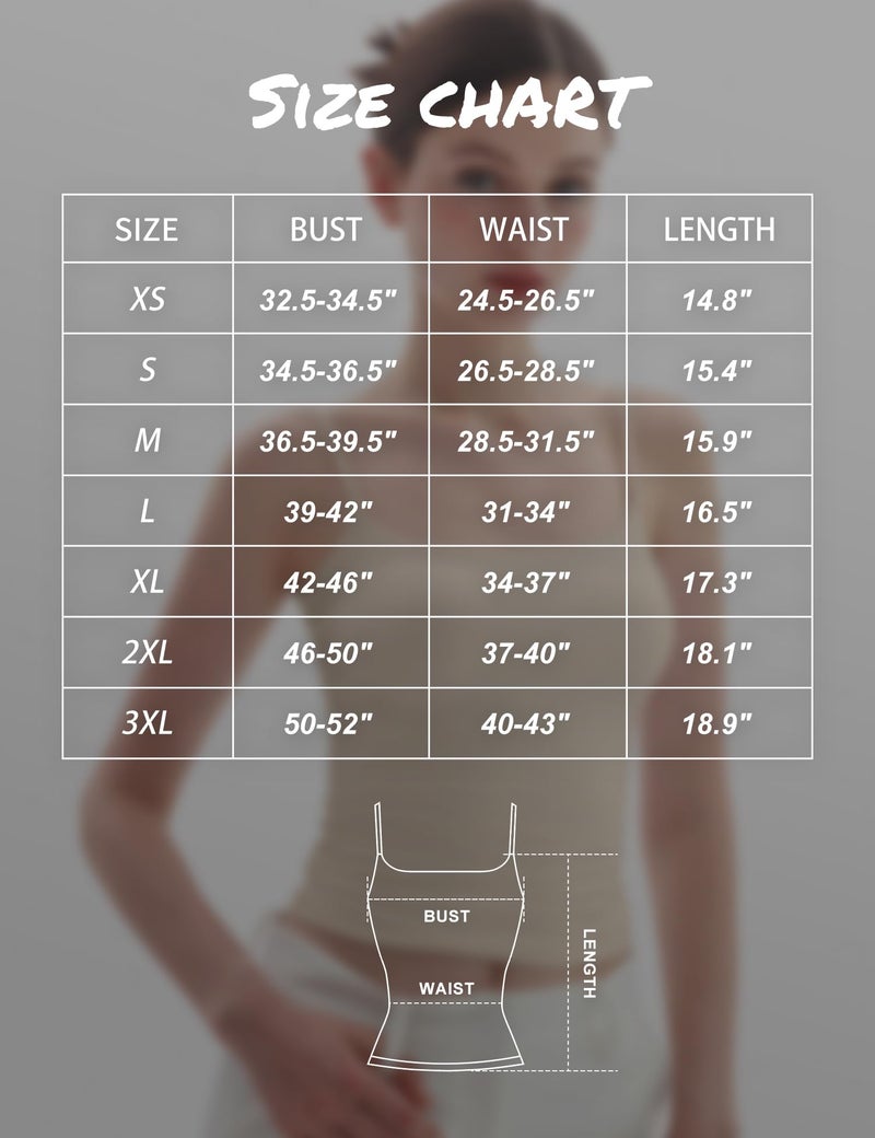 PUMIEY Tank Top for Women Square Neck Spaghetti Straps Camisole Sleeveless Basic Summer Tops, Beige Medium - Image 4