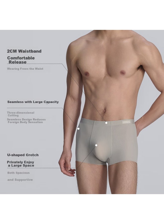 Bodywild Men's Underwear , Cool-feeling Waistband Boxer Briefs Zbn23cu1-xl - Image 4