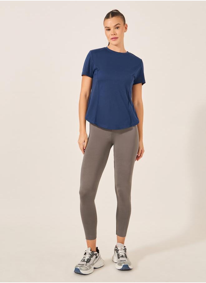 Styli Wrap Detail Short Sleeve Top  - Image 3