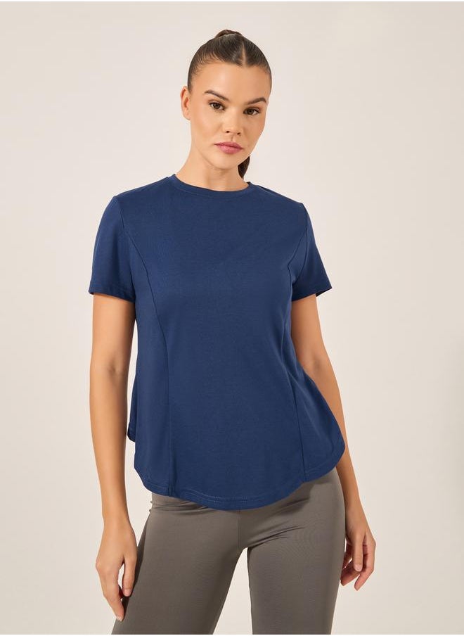 Styli Wrap Detail Short Sleeve Top  - Image 2