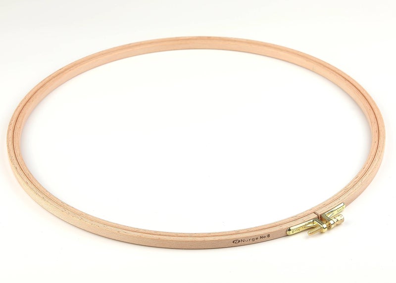 Nurge Premium Beech Wood Gold Clasp Embroidery Hoop 8mm 310mm 1220 Approx 12