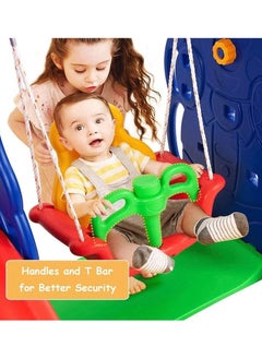 RBWTOYS RBWTOYS  Indoor Plastic Toy Fun Series 3 in 1 Swing, Slide with Basketball Hoop. RW-16341.  - Image 3