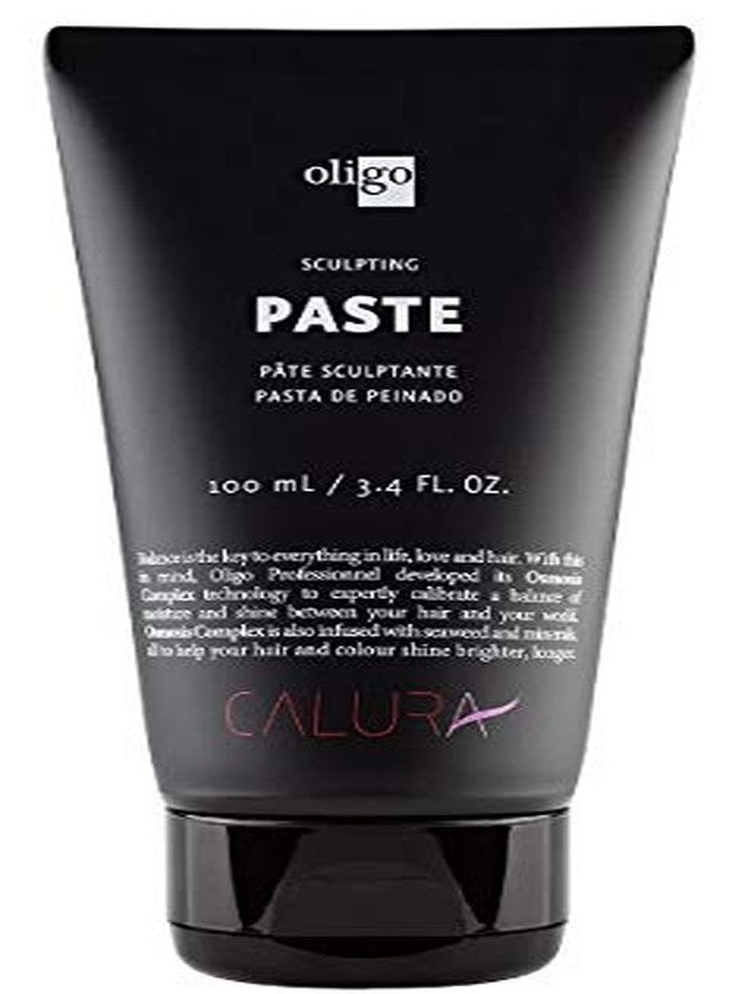 Oligo Professionnel - Calura Sculpting Paste - Hair paste for men and women to sculpt hair- Strong hold - Matte finish for clean-cut style - Paraben and sulfate free - 3.4oz