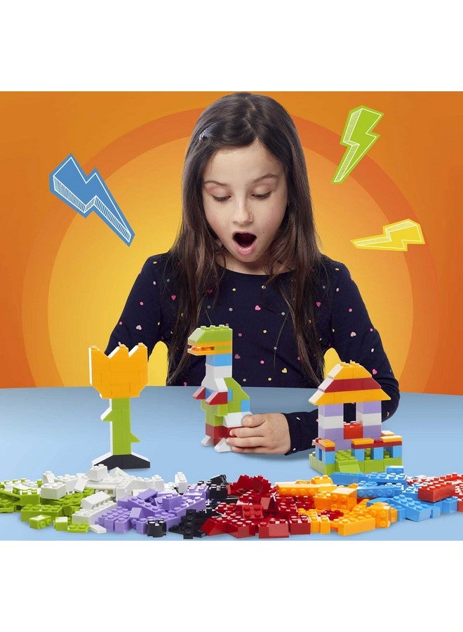 Mega Brands Mega Construx Open-Ended Play Brick Box for Ages 4+ (Building Toys for Creative Play - 480 Pieces), Multicolor (GJD23), Compatible with Major Brands - Image 4