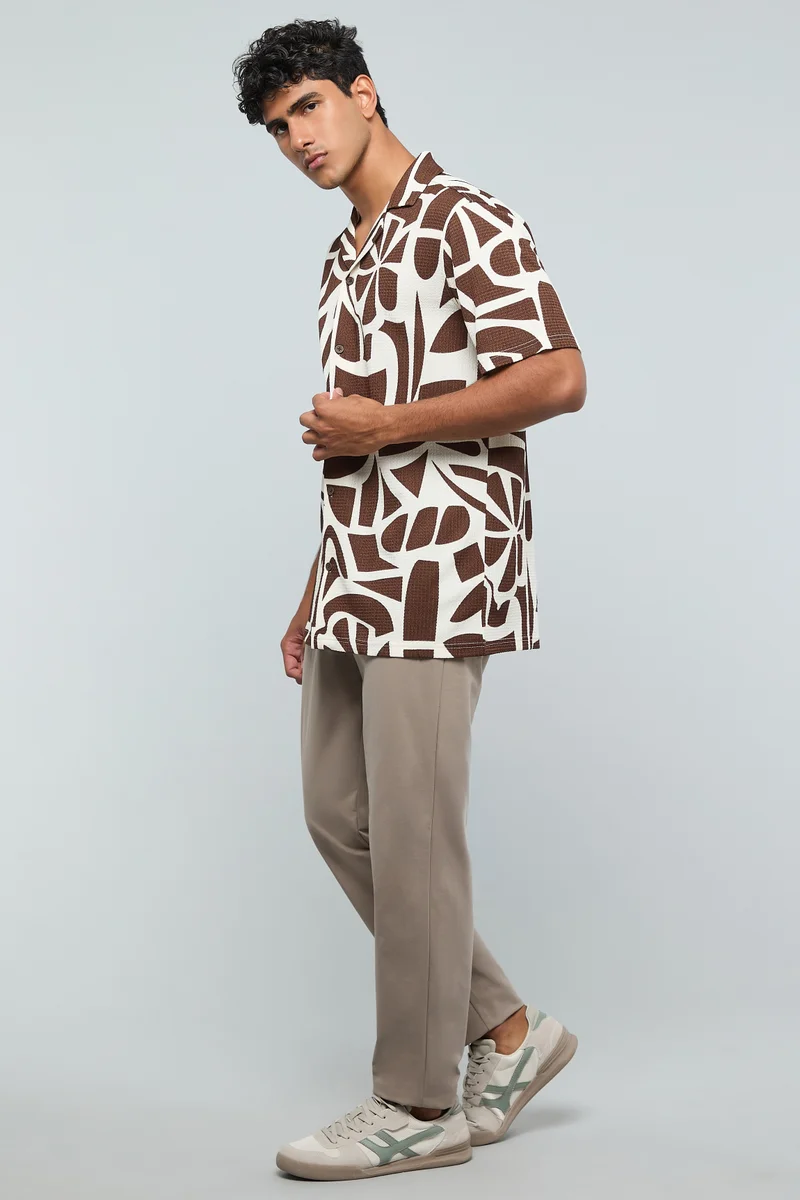 R&B Solid Pants with Drawstring Waist