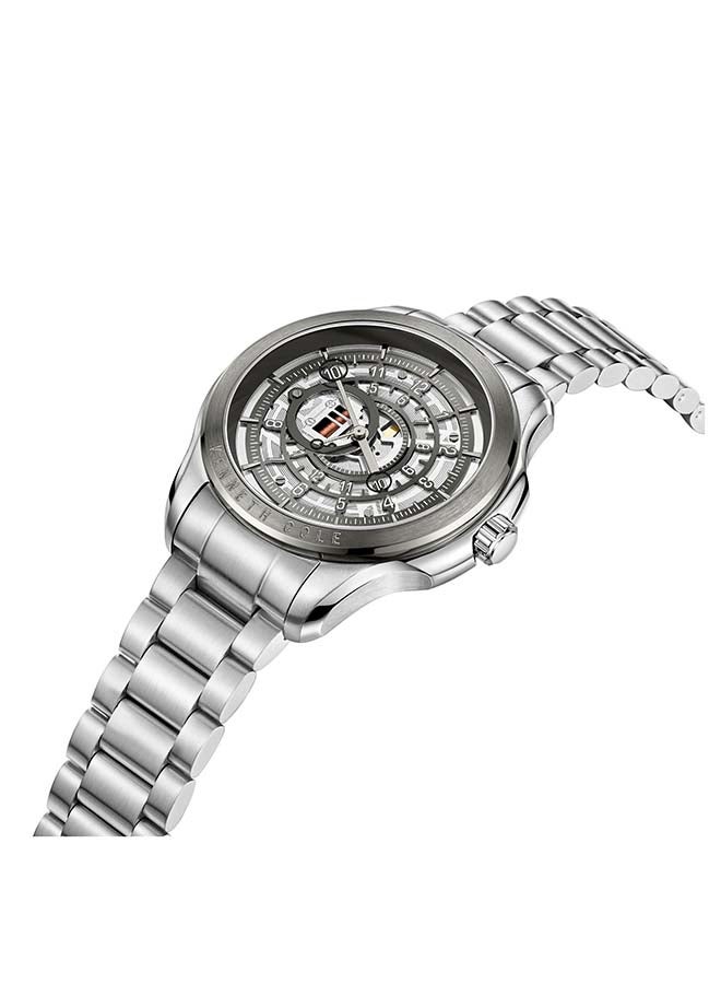 Kenneth Cole New York ساعة أنالوج كوارتز كلاسيكية حديثة بقطر 44 مم بقرص رمادي للرجال - Image 4