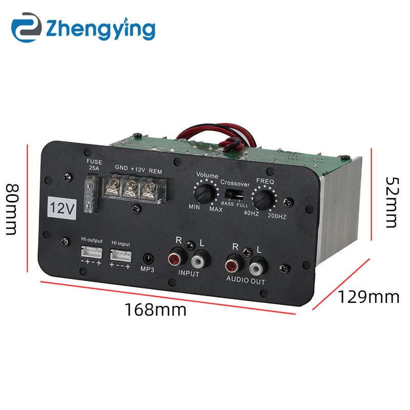 لوحة مضخم الصوت الخارجي للسيارة من عائلة K مع بلوتوث - لوحة مضخم الصوت للسيارة من الشركات المصنعة Zy-1088 - Image 4