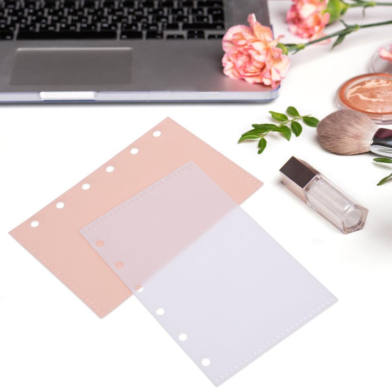 10 Sheets Plastic Binder Pockets with Side Opening Transparent Document Filing Folders for School Office Organization - Image 3