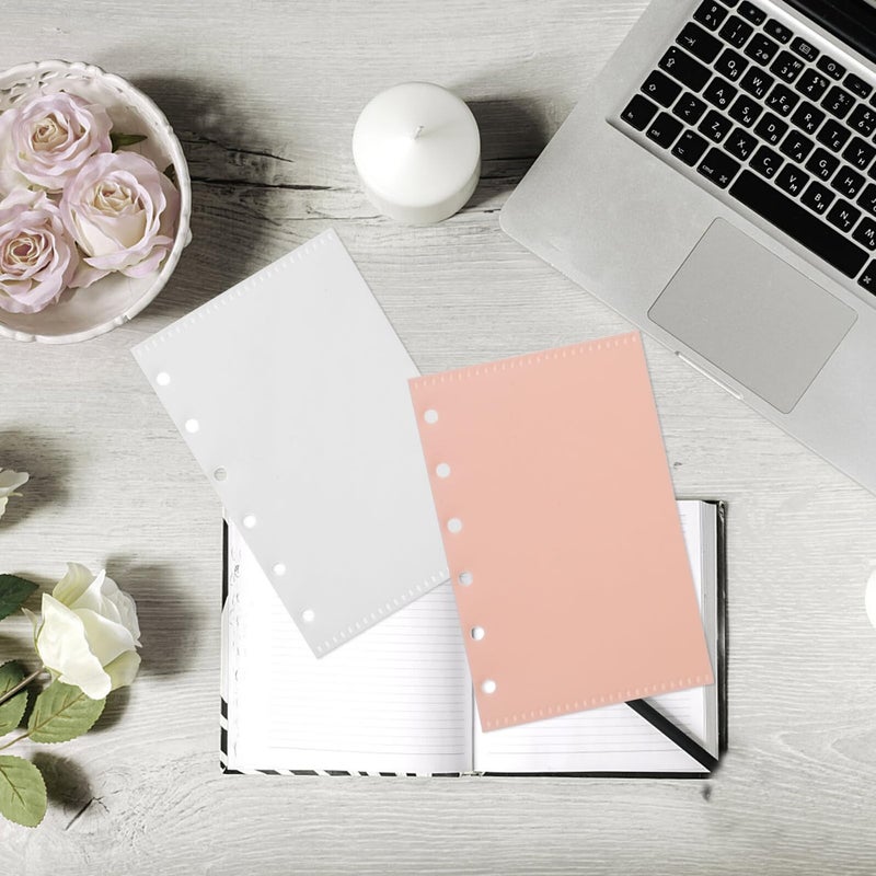 10 Sheets Plastic Binder Pockets with Side Opening Transparent Document Filing Folders for School Office Organization - Image 5