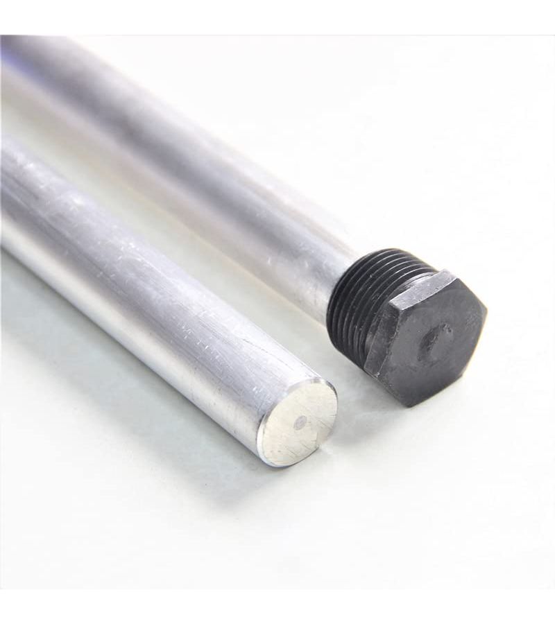 2Pcs Black Weld Scale Inhibition NPT 3 4 Water Heater Anode Rod Kit for RV - Image 3