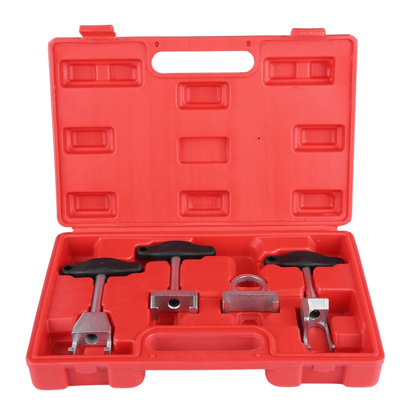 Ignition Coil Puller Set: 4Pcs Premium Plastic & Metal - Long Shafts With Composite T-Style Handle For Added Control - Damage-Free Removal Tool For Volkswagen And Audi Direct Ignition Engine Vehicles - Image 1