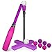 CeleMoon Adjustable TEE Foam T Ball Kids Baseball Softball Bat Set Batting 8 Colored Balls Included for Toddler Girls Gift 3 4 5 Years Indoor Outdoor Sport Playing Toys Pink - Image 3