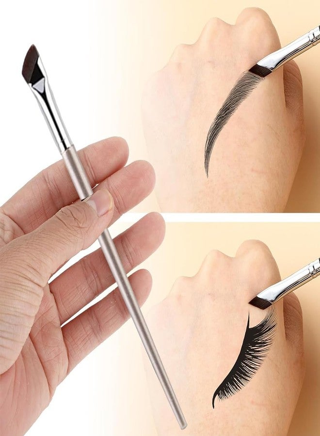 Indusoire 4 Pcs Eyeliner Brush Set, Angled Eyeliner Brush for Precise Eye Makeup, Professional Makeup Brushes, Travel Friendly Makeup Brush Kit - Image 3