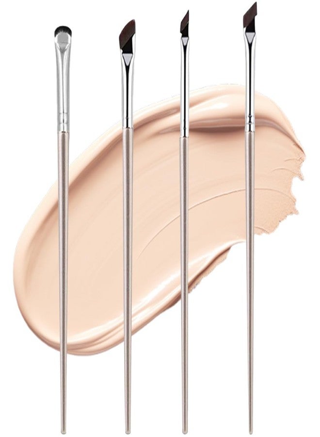 Indusoire 4 Pcs Eyeliner Brush Set, Angled Eyeliner Brush for Precise Eye Makeup, Professional Makeup Brushes, Travel Friendly Makeup Brush Kit - Image 1
