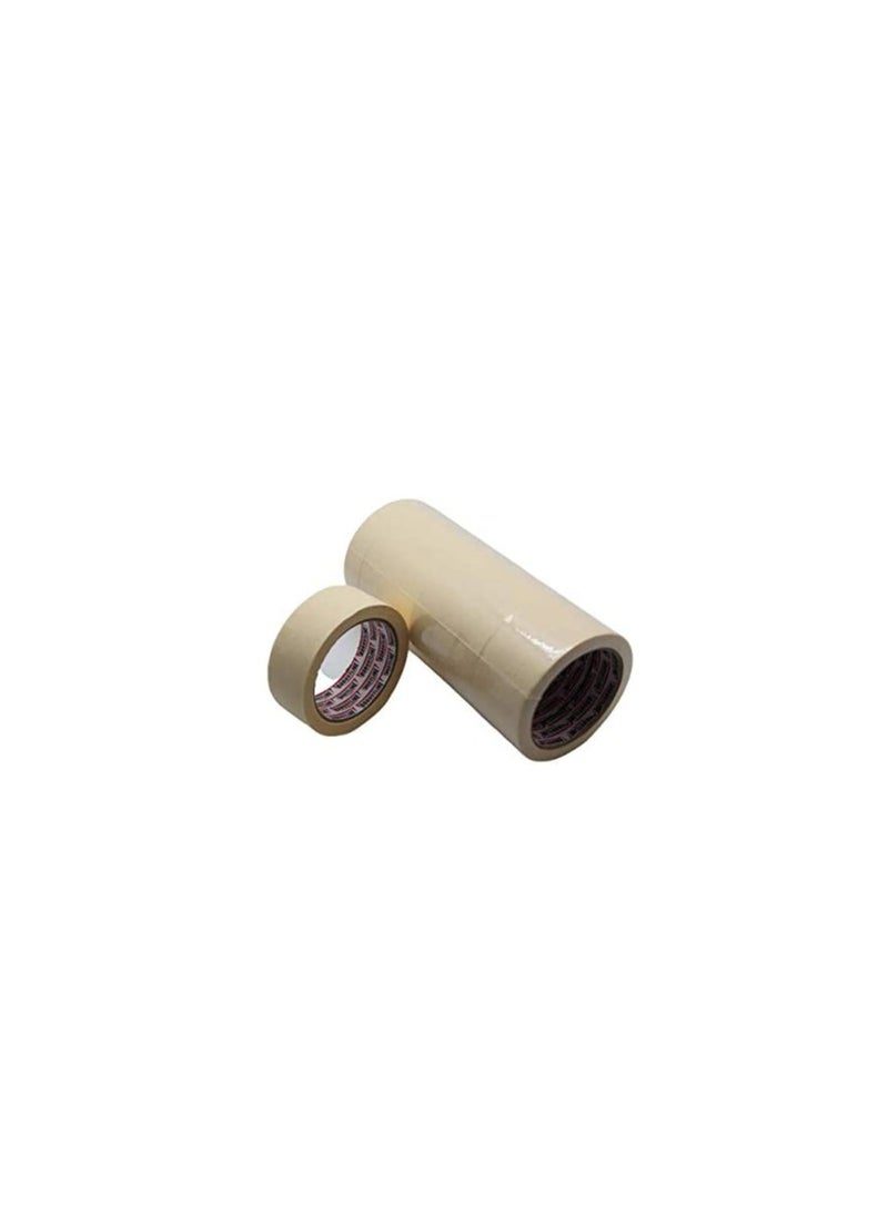 ROBUSTLINE ROBUSTLINE Masking Tape 2 Inch x 25 Yard Beige Color (Pack of 6)  - Image 3