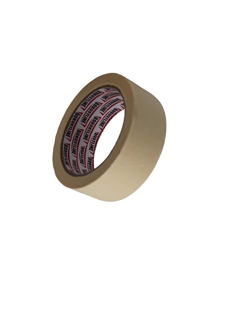 ROBUSTLINE ROBUSTLINE Masking Tape 2 Inch x 25 Yard Beige Color (Pack of 6)  - Image 2