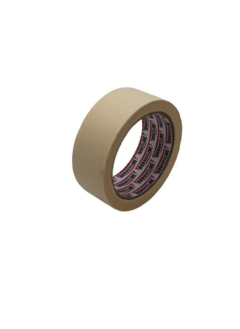 ROBUSTLINE ROBUSTLINE Masking Tape 2 Inch x 25 Yard Beige Color (Pack of 6)  - Image 1