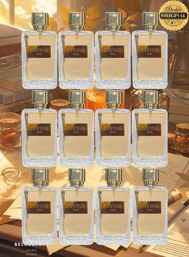 Divine 12 Pieces Divine Feel Perfume 100ML - Image 1