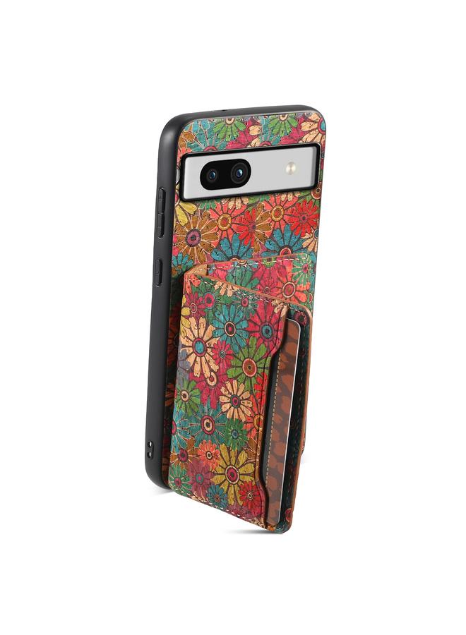 Green Tiger Case For Google Pixel 7a Card Slot Holder Phone Case - Image 3