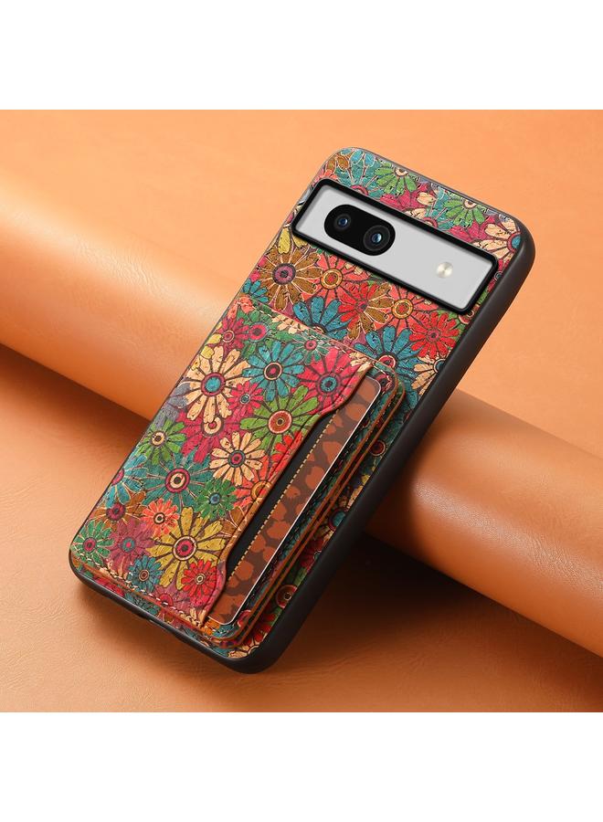 Green Tiger Case For Google Pixel 7a Card Slot Holder Phone Case - Image 2